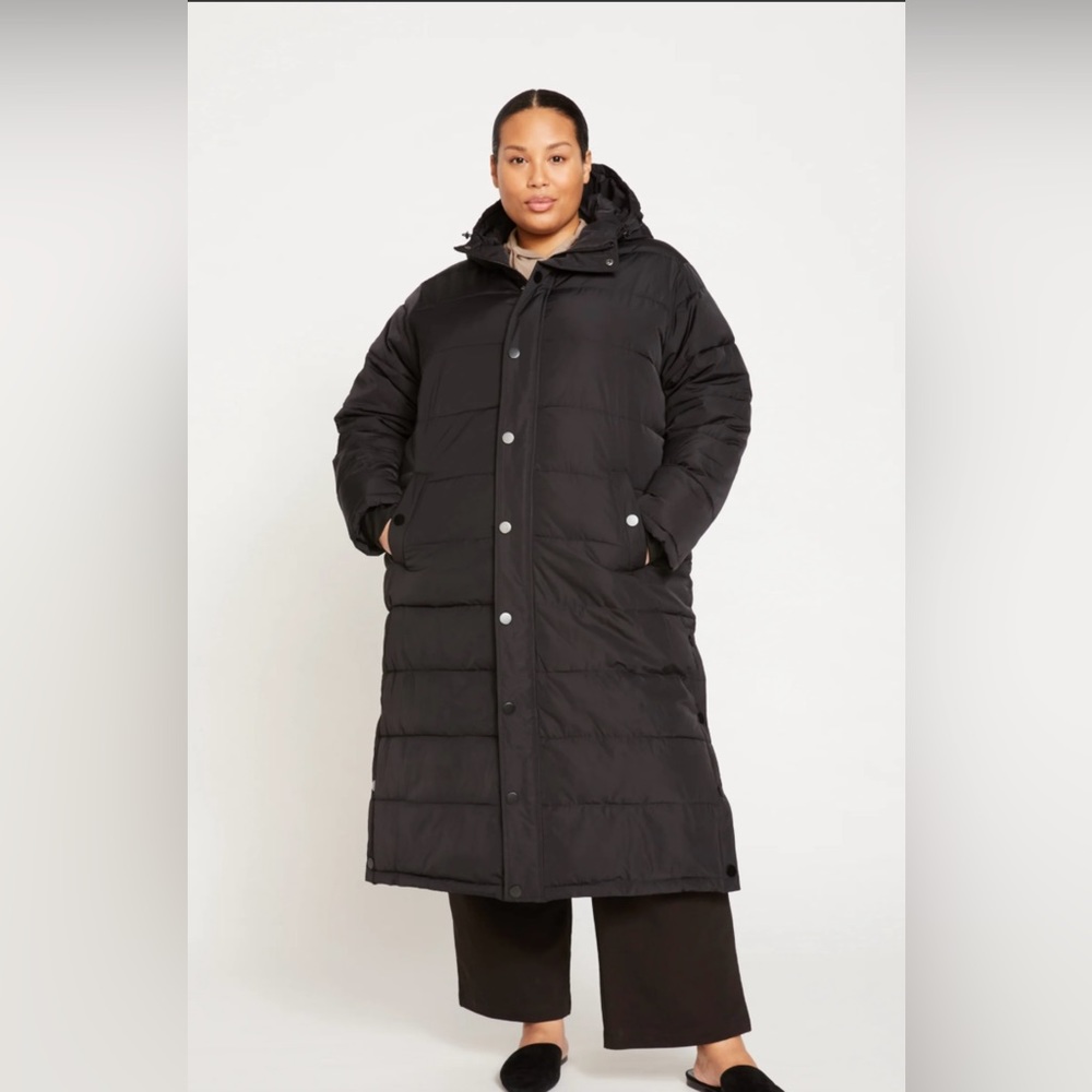 Long warm jacket